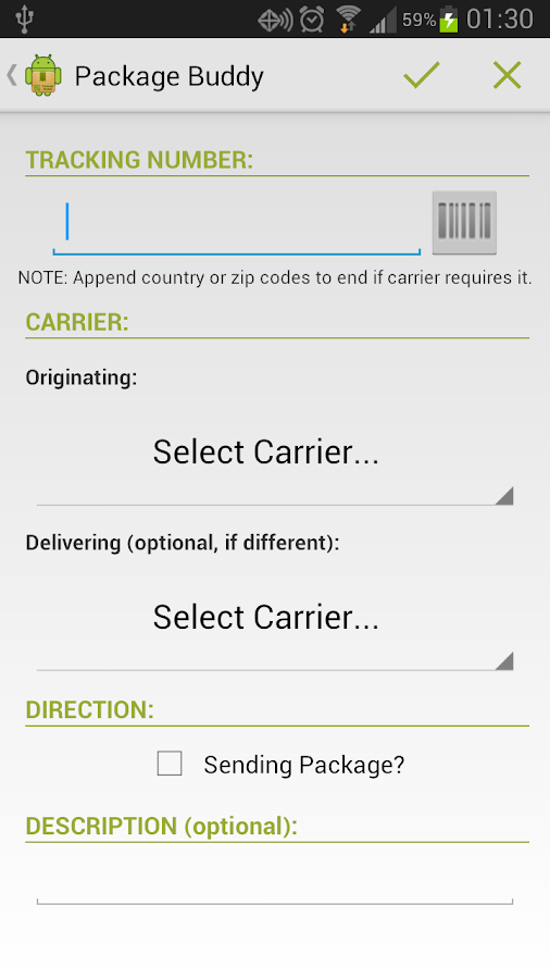    Package Buddy- screenshot  