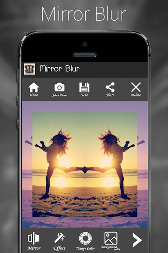 【免費攝影App】Mirror Blur - Photo Editor-APP點子