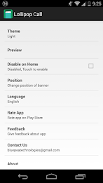 Lollipop Style Call Screen poster 1