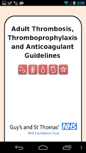   Thrombosis Guidelines- screenshot thumbnail   