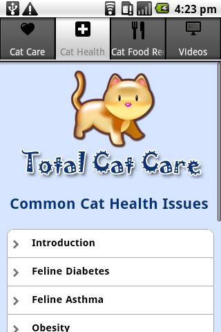 Total Cat Care Screen 2