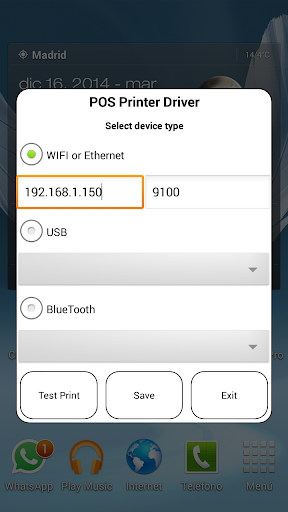 APP WEB POS PRINTER DRIVER