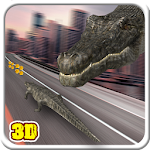 Angry Crocodile Run 3D Apk