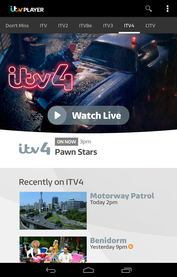 ITV Player - Android Apps on Google Play