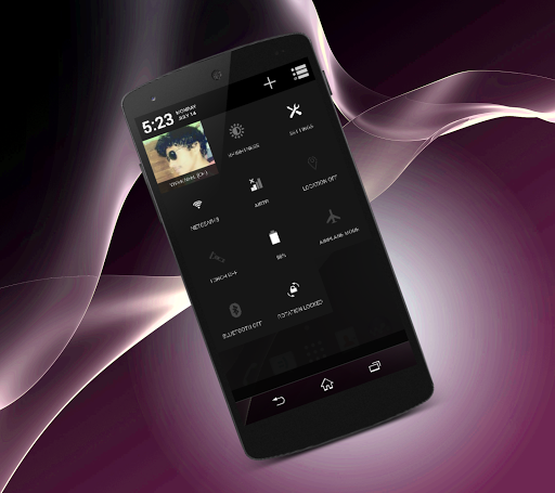 Xperia Z2-CM 11 Black Theme