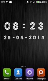 Metal Digital Clock poster 2