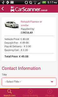 Rent a car - Carscanner.com.tr Screenshots 5