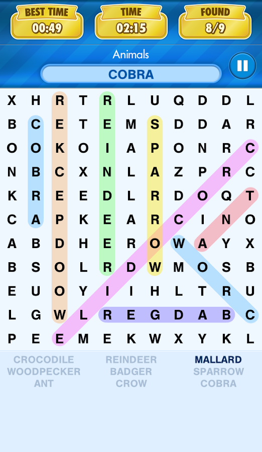 Word Search Genius Android Apps on Google Play