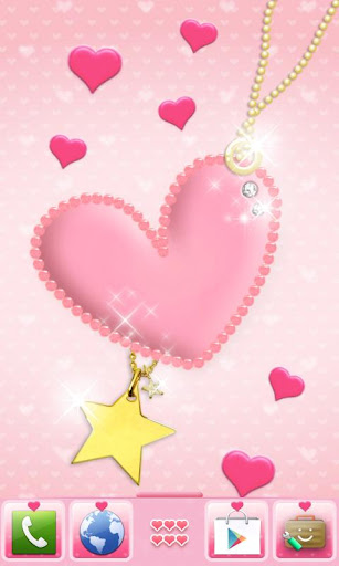 pink heart Theme