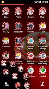 How to install Next Launcher Theme RedLi 1.2 unlimited apk for android