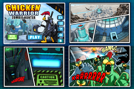 Screenshot 2 for Chicken Warrior Zombie Hunter 1.0.5 MOD APK