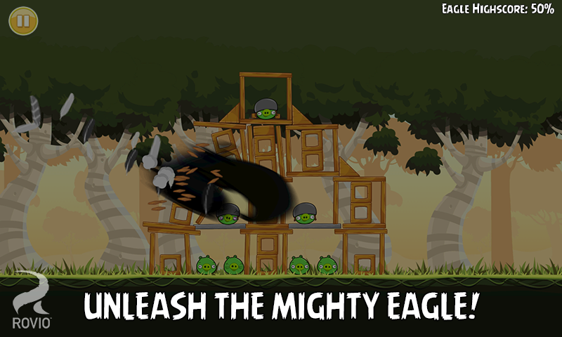 Angry Birds - pantalla