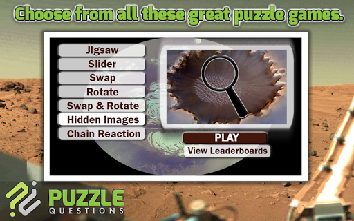 Space Puzzle Games: Mars