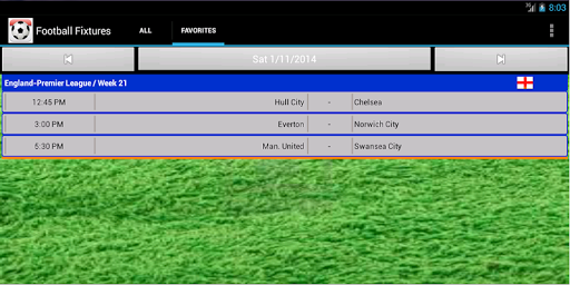 Football Fixtures  screenshots 14