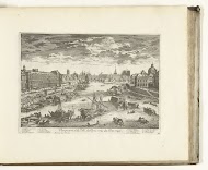 Gezicht te Parijs vanaf de Pont Rouge, 1726