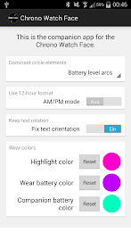 Chrono Watch Face for Wear poster 6