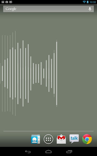 Waveforms Live Wallpaper