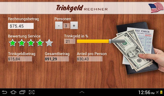 Trinkgeld-Rechner USA(圖2)-速報App