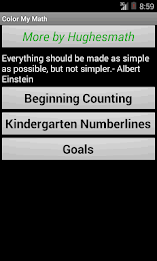 Color My Math Facts poster 2