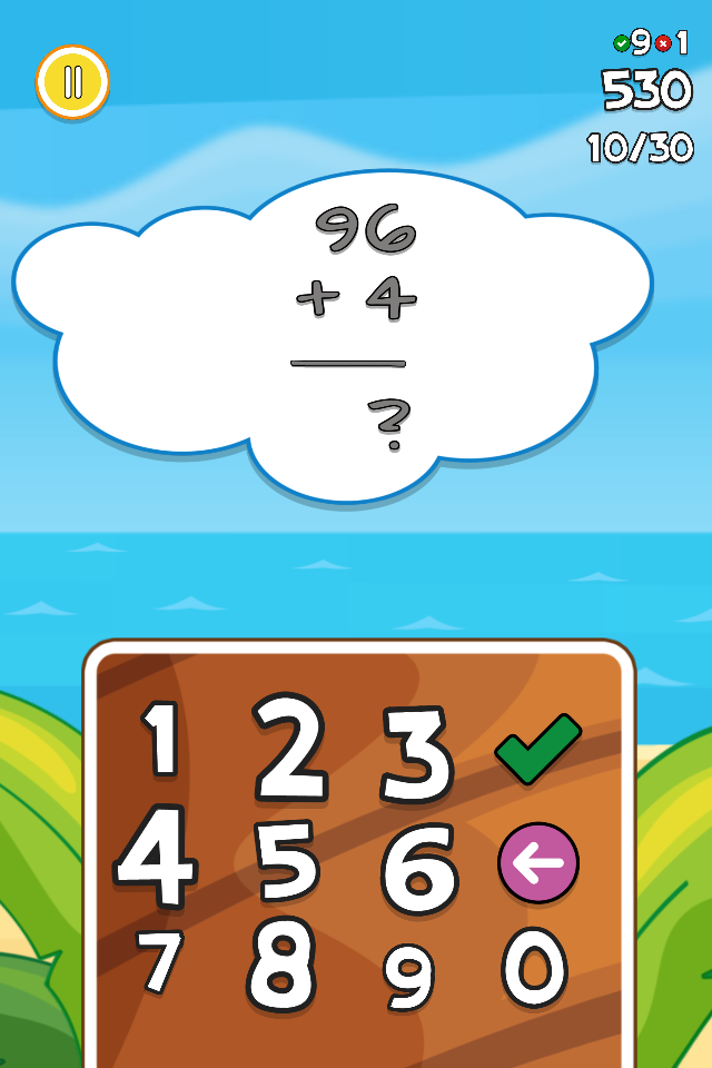 MEGA Addition 1-100 Screen 2