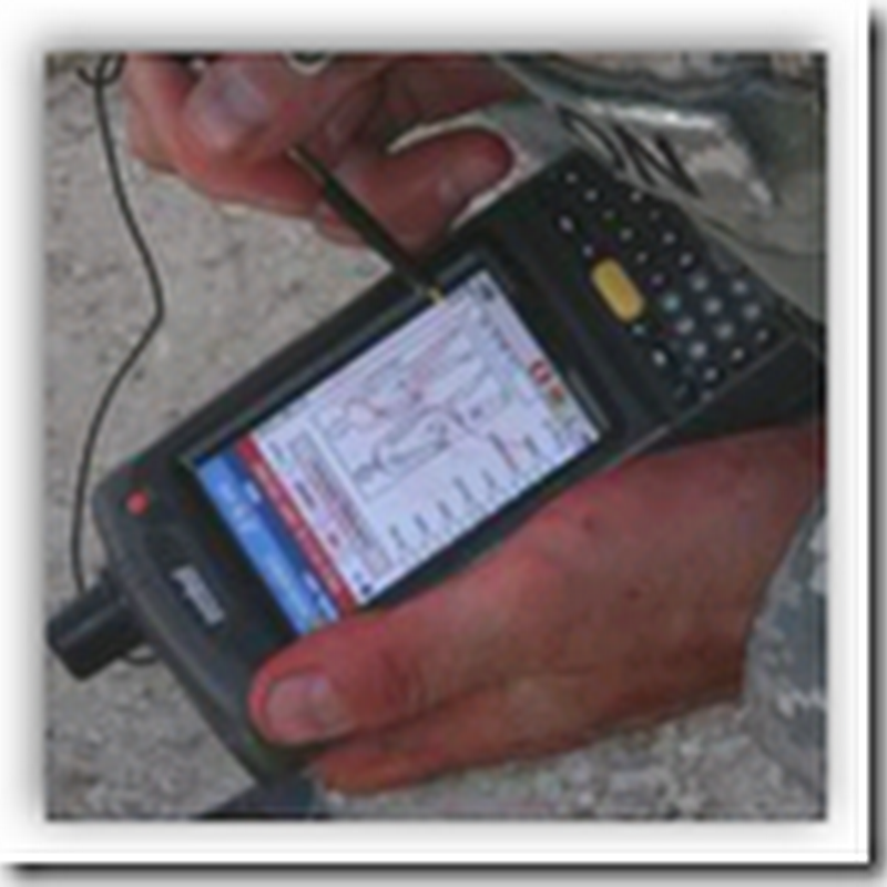 Handheld device to help track US Military medical records