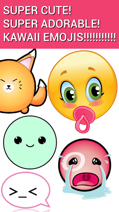 Android application Emoji World ™ Kawaii screenshort