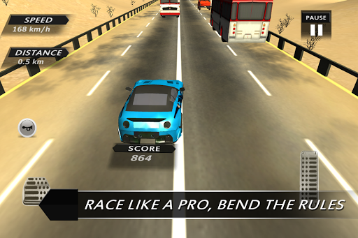 【免費賽車遊戲App】Traffic Race 3D - Highway-APP點子