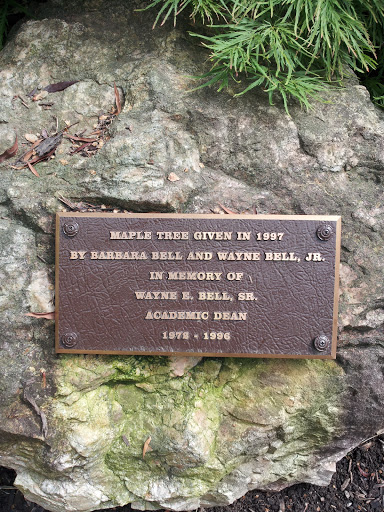 Wayne E. Bell Memorial Plaque