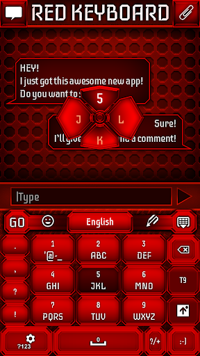 免費下載個人化APP|GO Keyboard Red app開箱文|APP開箱王