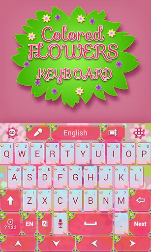 免費下載個人化APP|Colored Flowers Keyboard app開箱文|APP開箱王