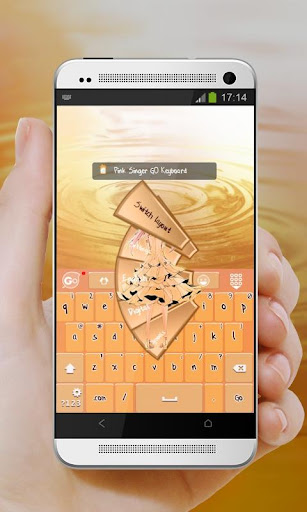 【免費個人化App】粉紅色歌手 GO Keyboard Theme-APP點子