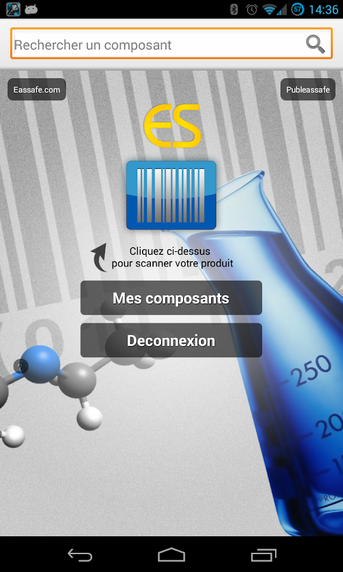 Android application Eassafe mobile screenshort