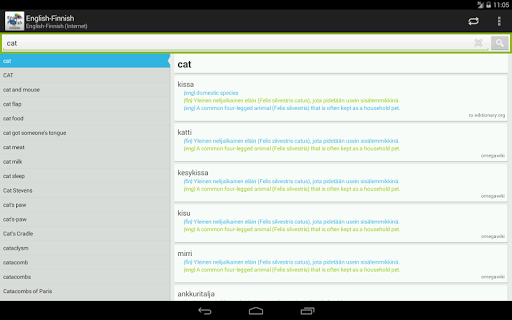 【免費教育App】English-Finnish Dictionary-APP點子