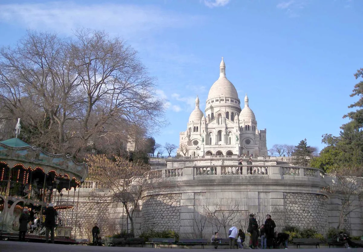 sacre-coeur-paris-france - Sacre Coeur in Paris, France.
