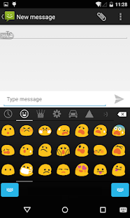 Emoji Keyboard - Black Round(圖2)-速報App