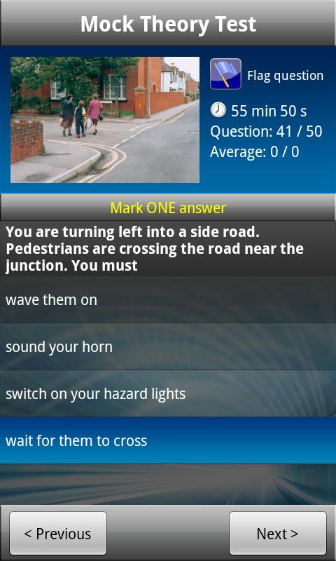 Driving Theory Test UK Car Screen 2