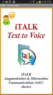 iTalk - Text to Voice Screenshots 0