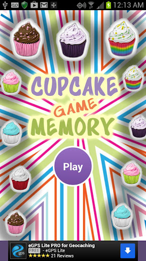 Cupcakes Memory for Kids