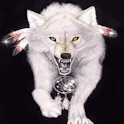 White wolf, dreamcatcher LWP logo