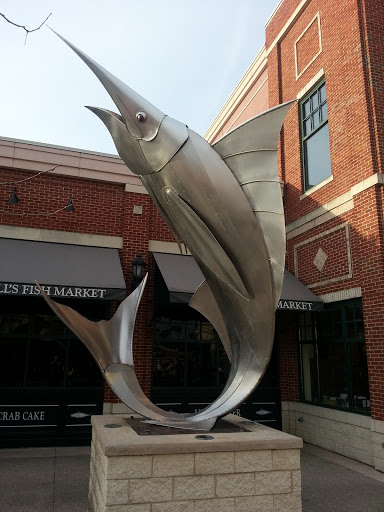 Marlin Sculpture at Mitchell's Seafood