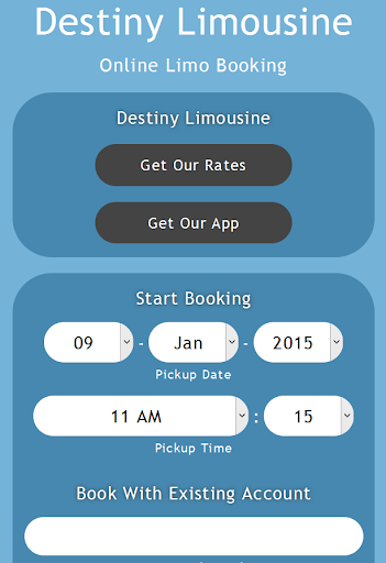 【免費交通運輸App】Destiny Limousine Booking App-APP點子