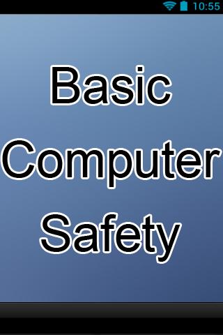 Basic Computer Safety