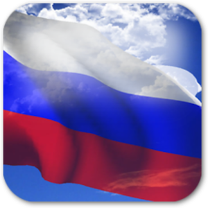 3D Russia Flag logo