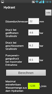 FireFighter CalcTool Screen 3
