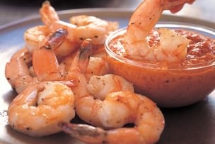 Roasted Shrimp with Romesco