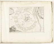 Schematische voorstelling van een denkbeeldig beleg, ca. 1702