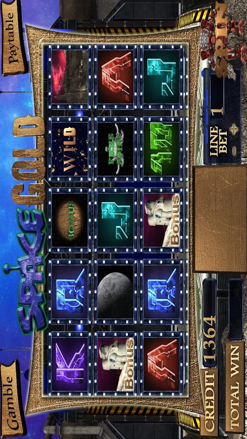 Android application GALACTIC GOLD SLOT MACHINE screenshort