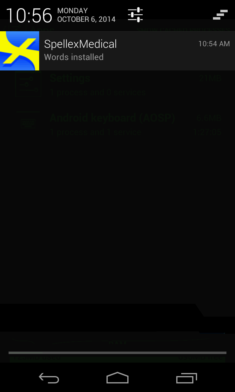 Spellex Medical Spell Checker Screen 3