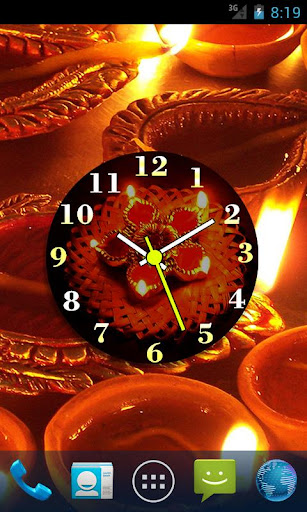 Diwali Clock Live Wallpaper