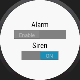 Alarm Widget